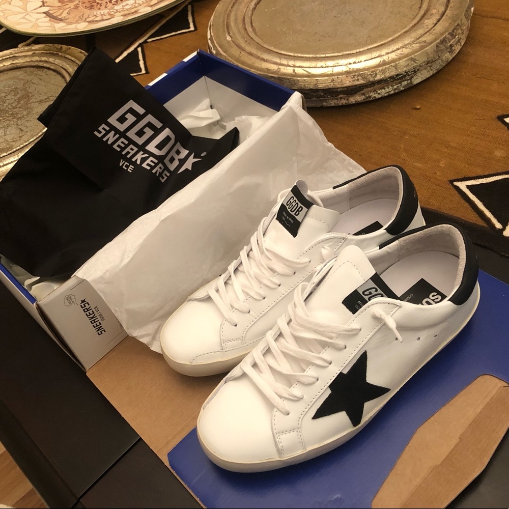 Golden Goose Men’s Size 41 (White/Black)